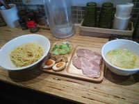 「特製鶏つけソバ」@NOODLE STOCK 鶴おかの写真