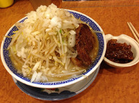 「雷神そば 野菜増し」@雷神 角ふじの写真