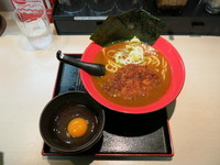 「うまこくタレカツカレーらーめん（辛口・太麺）：770円」@麺屋ここいち うまこくカレーらーめん 秋葉原店の写真