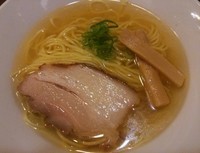 「【限定】比内地鶏の塩そば （140930）」@塩つけ麺 灯花の写真