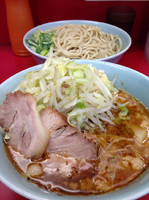 「小ラーメン＋つけ麺 （690円＋100円）」@ラーメン二郎 中山駅前店の写真