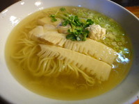「鶏そば・一番絞り・塩」@中華そばつけそば 千思萬考の写真