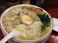 「ワンタンメン（塩）」@広州市場 西新宿店の写真