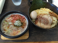「小悪魔つけ麺（大盛）」@麺屋 赤橙の写真