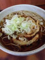 「天ぷらそば390円」@立ち食いそばうどん 会津の写真
