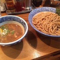 「濃厚つけ麺　￥800　胚芽麺・大盛無料」@道玄坂マンモスの写真