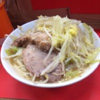 「ラーメン　￥600　野菜ニンニク」@ラーメン二郎 三田本店の写真