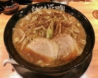 「嵐げんこつらあめんBLACK DEVIL \750」@らあめん花月嵐 浅草雷門店の写真