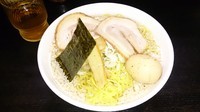 「ラーメン大盛+味玉」@宗家一条流 八代目直系 がんこラーメン 町屋店の写真