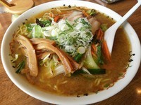 「野菜味噌ラーメン　（大盛り）　※サービス券で￥１００－引き」@らーめんの ぼうやの写真