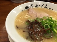 「一番釜＋替え玉」@博多豚骨たかくら 武蔵小杉店の写真