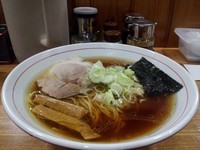 「（淡麗地鶏）中華そば+餃子」@二代目 村岡屋の写真