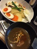 「特製ビーフカリーつけめん＋子供の味玉」@麺処 夏海の写真