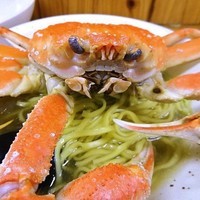 「ズワイガニ塩ラーメン　750円」@麺屋 玲の写真