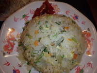 「ピリ辛味噌ランメン(620円)まんぷくセット(430円)」@広島ランメン 西原店の写真