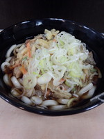 「きのこ天うどん480円」@大江戸そば 西日暮里店の写真