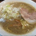 背脂煮干ラーメン　650円＋半ライス無料