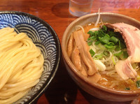 「つけそば味噌850円」@麺 一直の写真