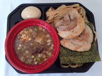 「くり山 つけめん＋特製トッピング （830円＋300円、前売券）」@大つけ麺博 ご当地つけ麺GPの写真