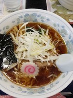 「中華そば＋白ネギ」@手打中華もめんの写真