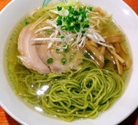 「しお（並）グリーン麺　800円」@麺屋 六感堂 Rock'anDoの写真