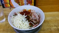 「辛油そば」@油そば専門店 noodle SPUNKYの写真