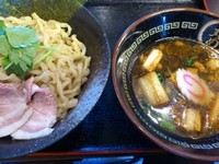 「【2014.9.29限定】秋刀魚香るつけ麺　￥850」@煮干 丸めの写真