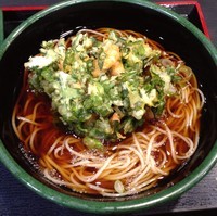 「【季節限定】海老春菊かきあげ（￥480）」@ゆで太郎 西五反田2丁目店の写真