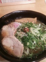 「青ネギ醤油鶏そば900円」@恵比寿若どりの写真