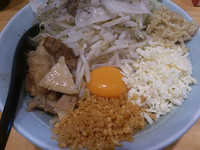 「油そば 中盛」@郎郎郎 八王子店の写真