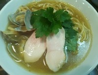 「【限定】鶏とあさりと煮干し （141004）」@つけめん・らーめん活龍 本店の写真