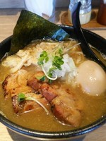 「濃厚煮干しらぁ麺（味玉付）850円」@麺屋宗 -sou- 中目黒店の写真