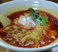 「海老トマトらーめん」@らーめん 波の花の写真