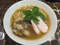 「限定　鶏とあさりと煮干し（８００円）」@つけめん・らーめん活龍 本店の写真