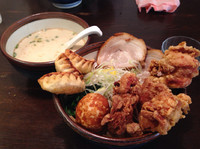 「男盛りつけめん」@俺流塩らーめん 代官山店の写真