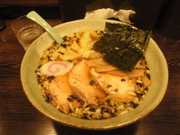 「わんたん麺 800円 大盛券 100円」@支那そば 千本桜の写真