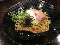 「DHAオイルそば、770円」@DHAらーめん KUROMAGUROの写真