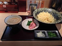 「鰹重ね鴨つけそば」@銀座 鴨そば 九代目 けいすけの写真