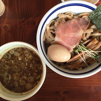 「特濃とろつけ麺（並盛）+味付玉子」@大八車の写真