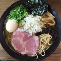 「【限定】白湯にぼしら～めん￥700円(味玉＋50円)」@へべれ家の写真