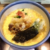 「天とじ（￥800）」@手打麺処 まるいちの写真