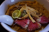 「香り松茸麺（３日間、昼夜各１０食限定）」@麺処 夏海の写真