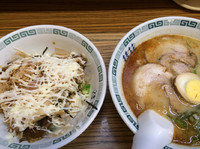 「小ふぁんてん丼セット(小ふぁんてん丼+細麺桂花)」@桂花ラーメン 新宿ふぁんてんの写真