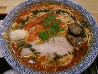 「ROSSOトマトらーめん【大盛】」@大勝軒ROSSO－ロッソ－の写真