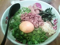 「台湾まぜそば」@徳島中華そば 徳福 川崎モアーズ店の写真