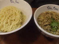 「つけ麺　７５０円」@手打ら～めん tic,tacの写真