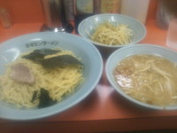 「ネギつけ麺(大盛り+ネギ増し)」@ラーメンショップ 高鍋本店の写真