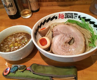 「味玉つけ麺（大）」@麺FACTORY JAWSの写真