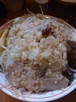 「油めん、ニンニク以外全部」@らーめん ぽっぽっ屋 水道橋店の写真