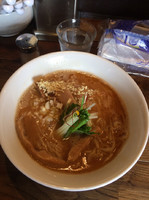 「海老ラーメン780円+大盛サービス」@新宿 モモンガの写真